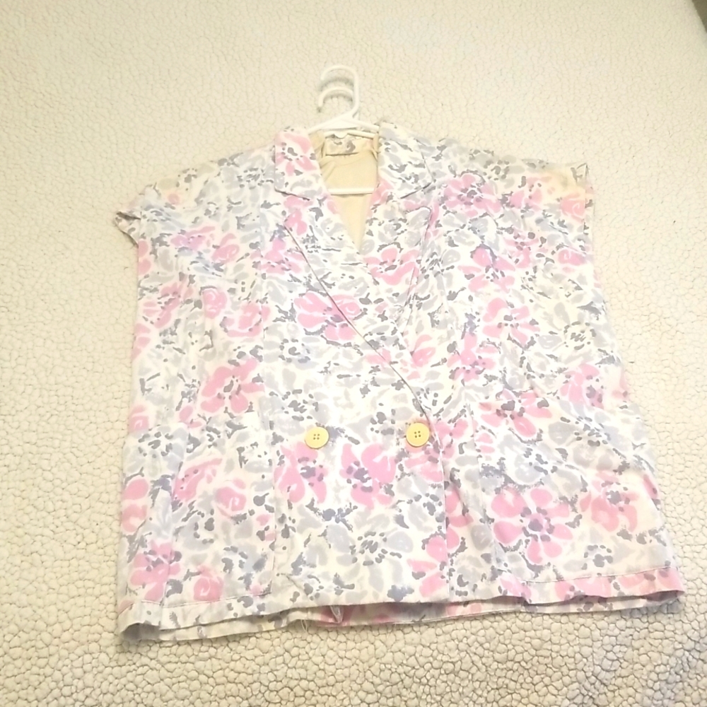 Backless cotton print BIS of Beverly Hills shirt